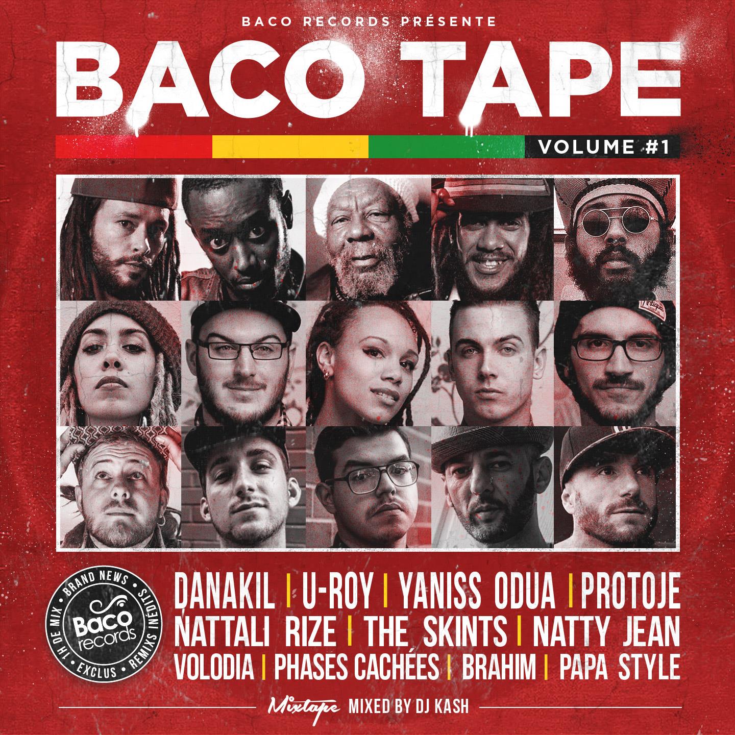 Cover de la mixtape Baco tape Volume 1. Réalisé par Loseou