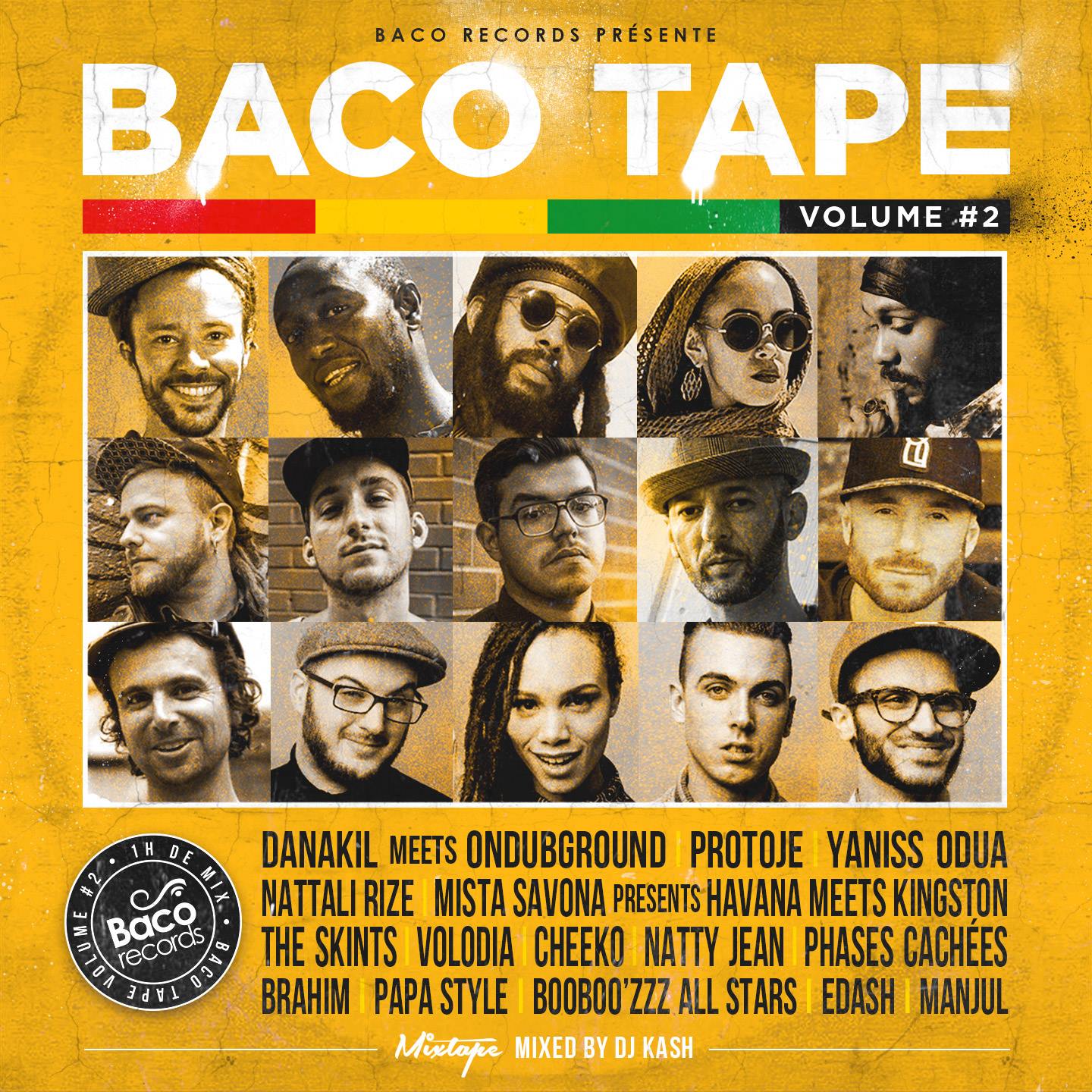 Cover de la mixtape Baco tape Volume 2. Réalisé par Loseou
