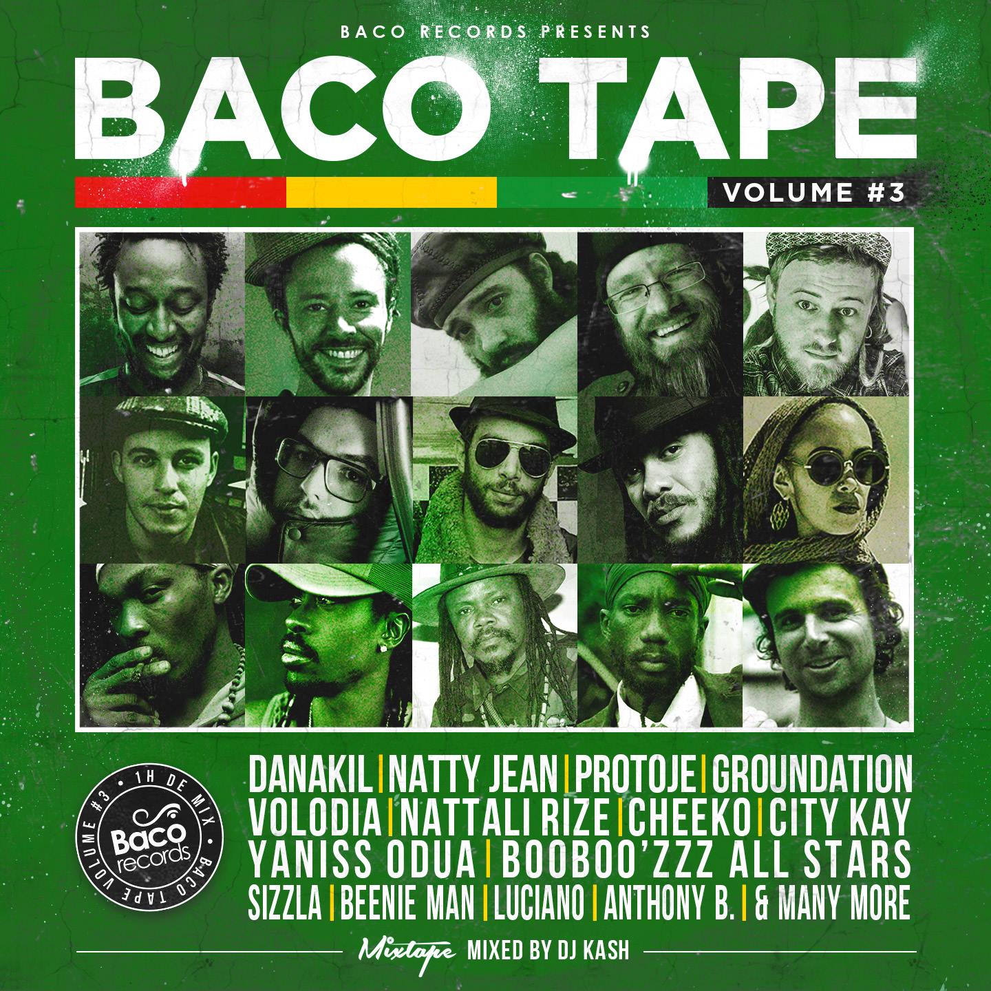 Cover de la mixtape Baco tape Volume 3. Réalisé par Loseou