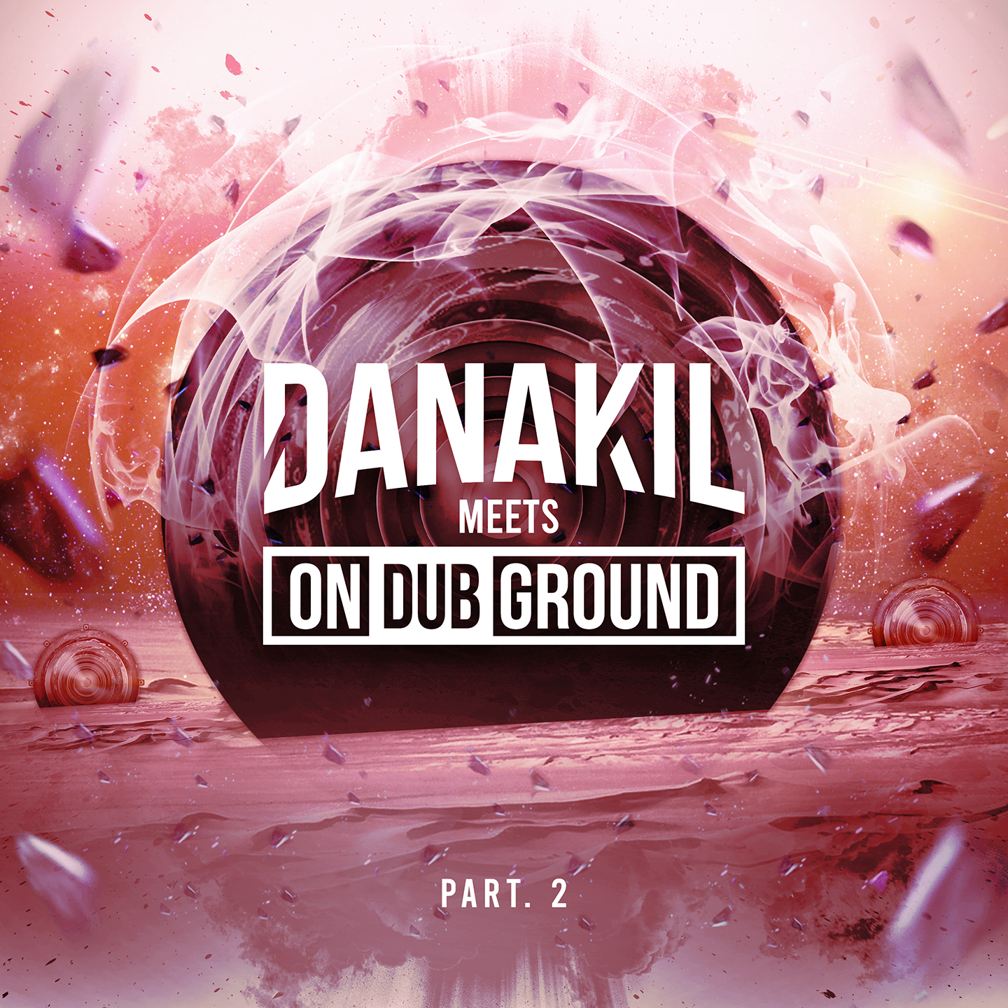 Cover de l'album de Danakil meets Ondubground - Volume 1. Réalisé par Loseou