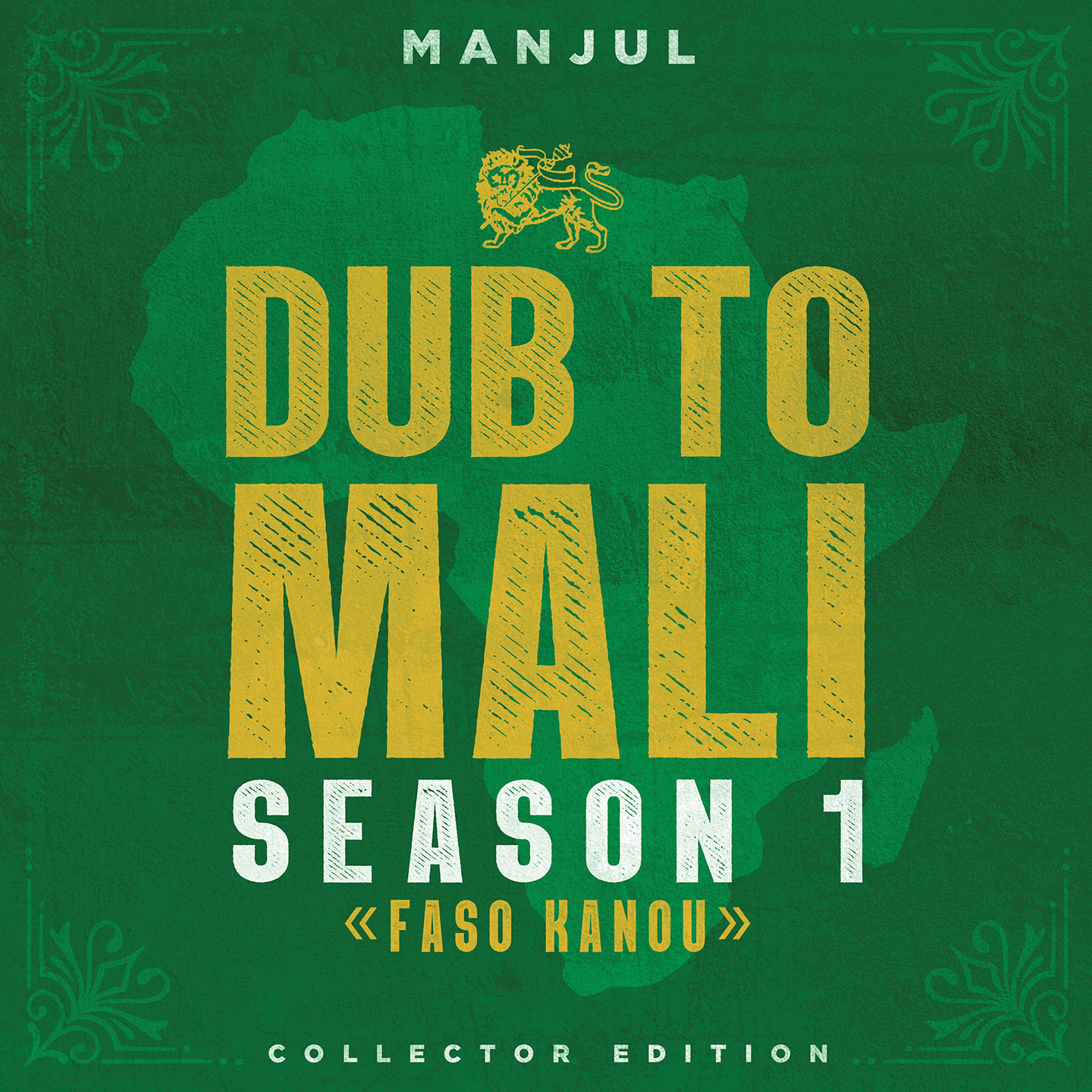 Cover de l'album de Manjul - Dub to Mali - Season 1. Réalisé par Loseou