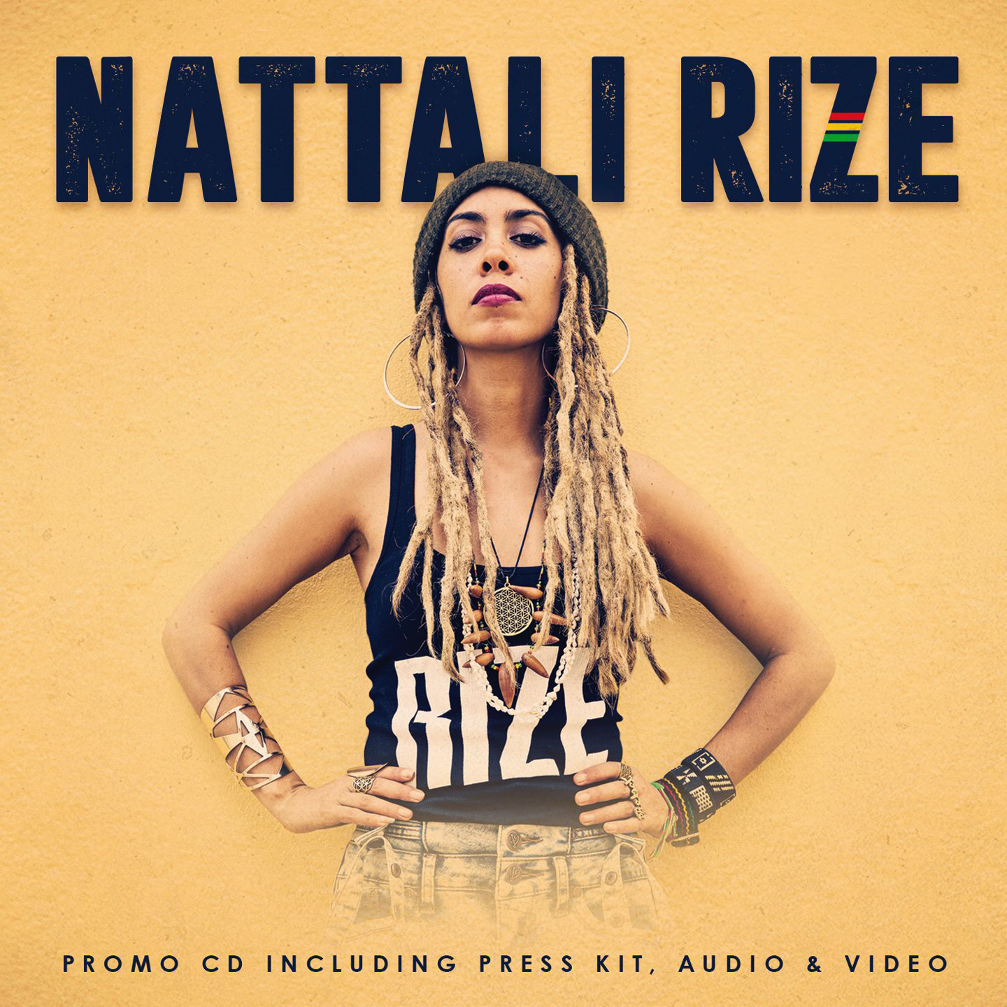 Cover du CD promo de Nattali Rize. Réalisé par Loseou