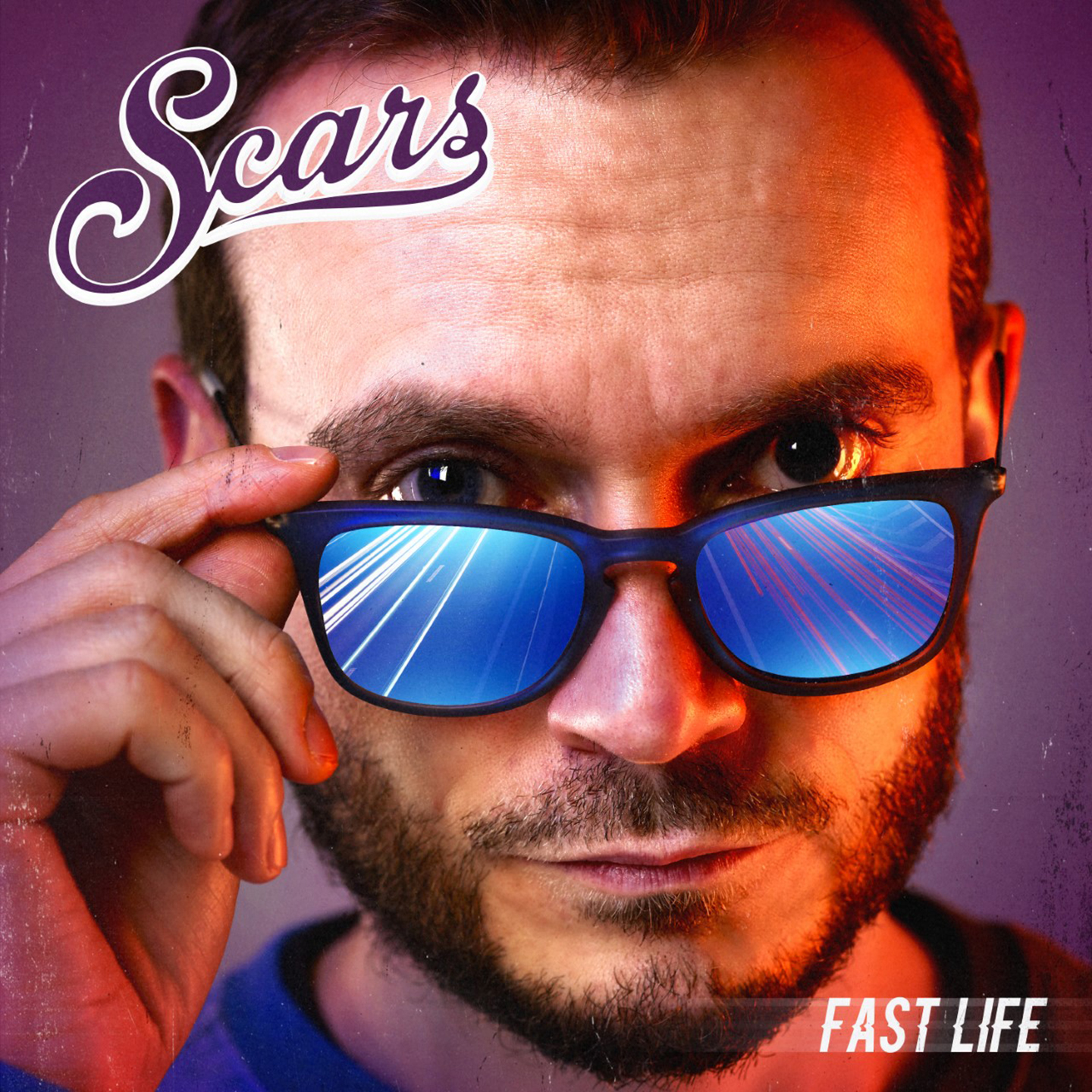 Cover de l'album de Scars - Fast- Life. Réalisé par Loseou
