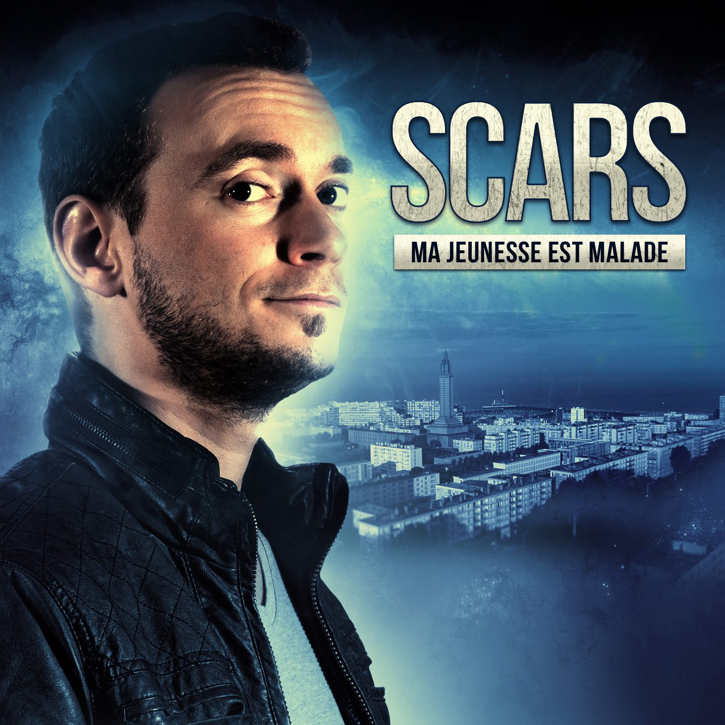 Cover de l'album de Scars - Ma jeunesse est malade. Réalisé par Loseou