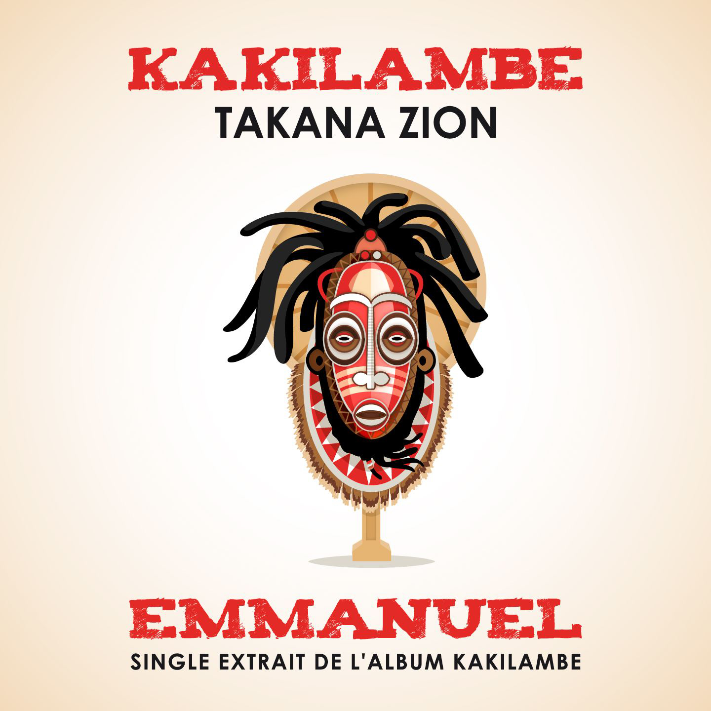 Cover du single de Takana Zion - Emmanuel. Réalisé par Loseou