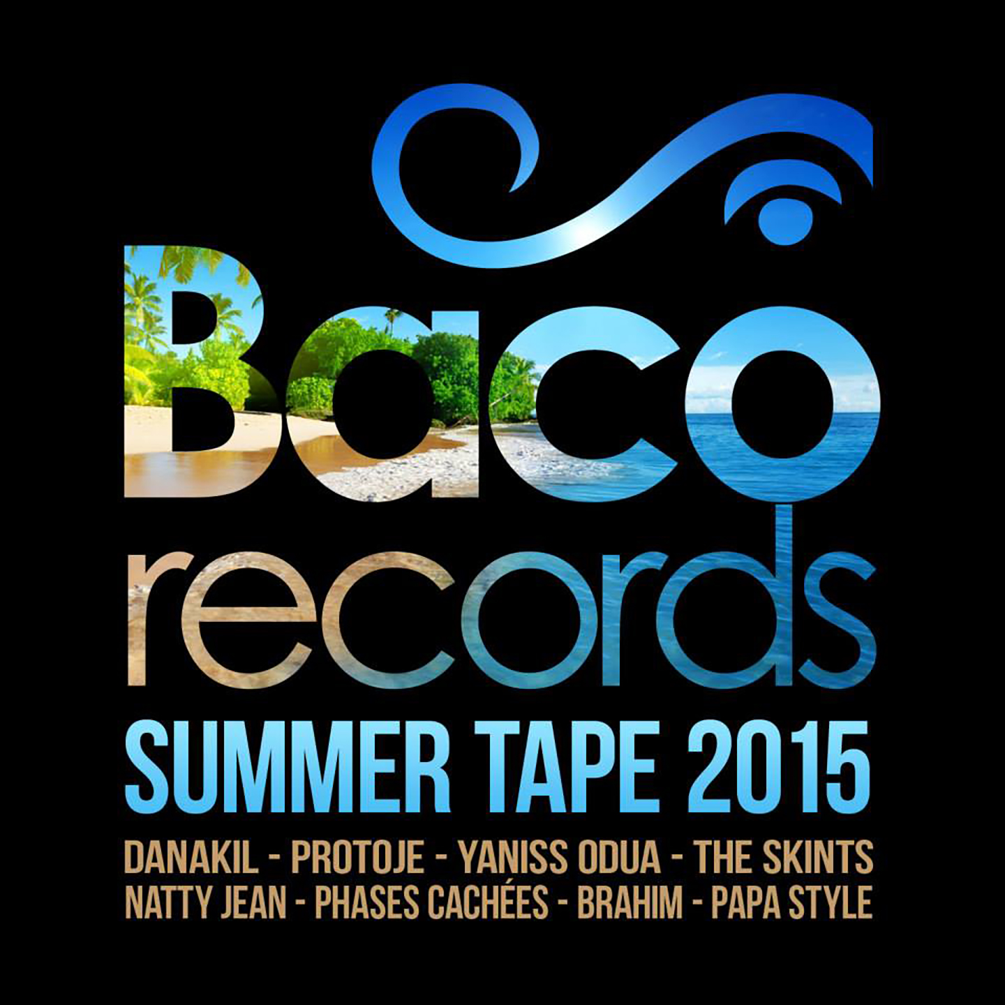 Cover de la mixtape de Baco Summer Tape 2015. Réalisé par Loseou