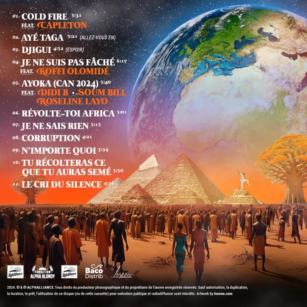 Back CD Alpha Blondy Rize