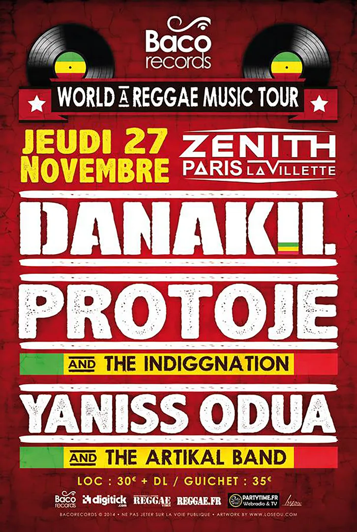 Affiche World of Reggae Music Tour