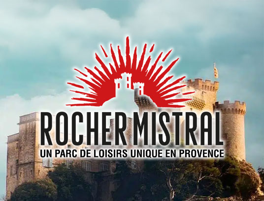 Rocher mistral parc de loisir unique en Provence