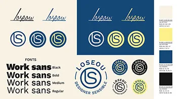 Loseou Graphiste logo à Bordeaux