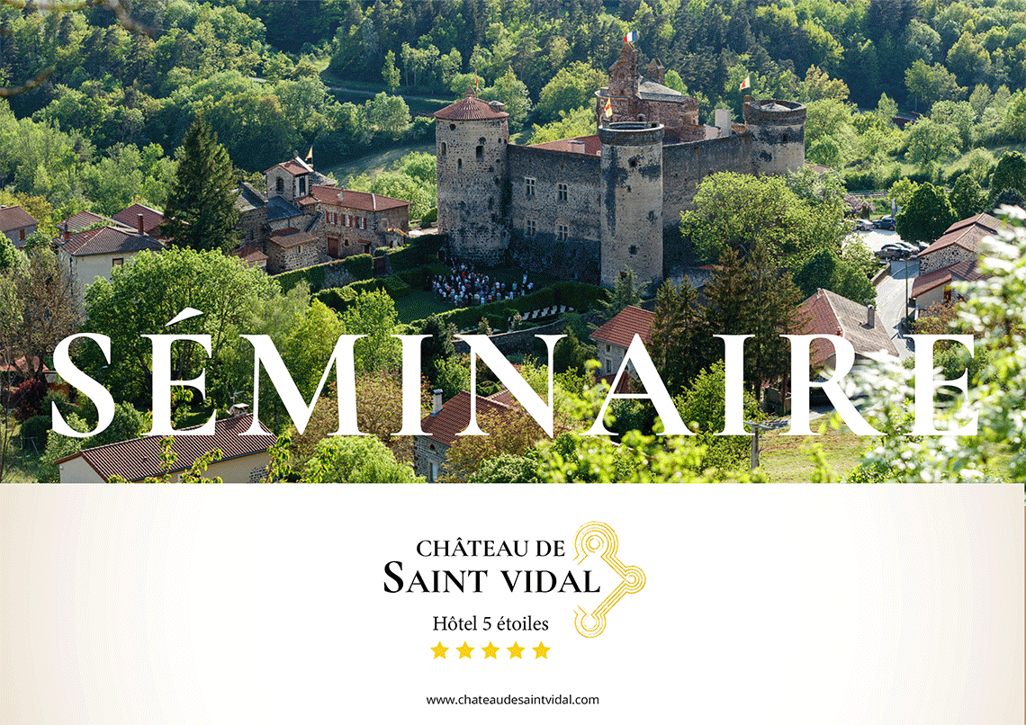 Plaquette d'entreprise Séminaire au Château de Saint-Vidal