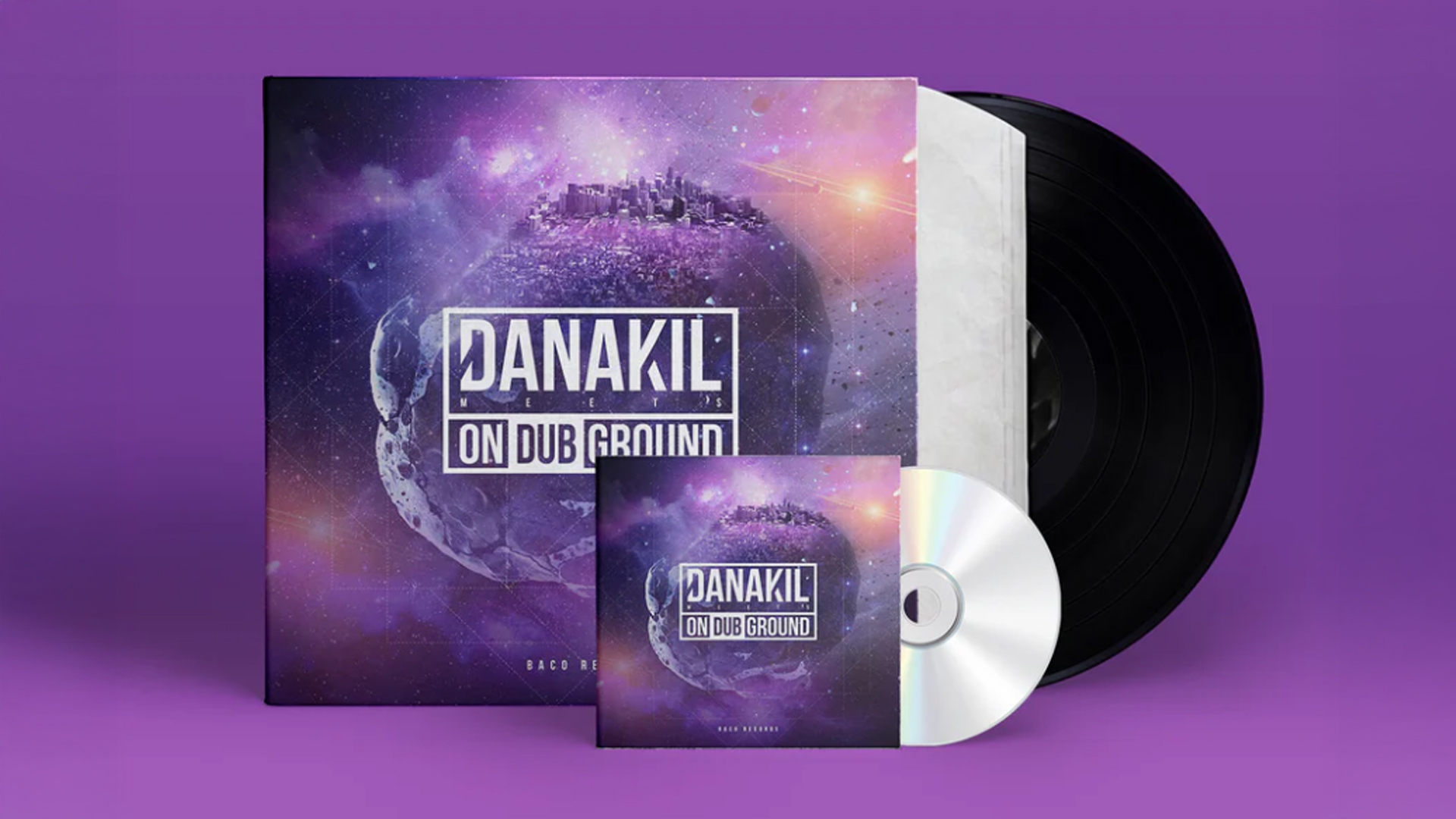Pochette album Danakil Ondubground. Disponible en Digipack,, Vinyle et Digital