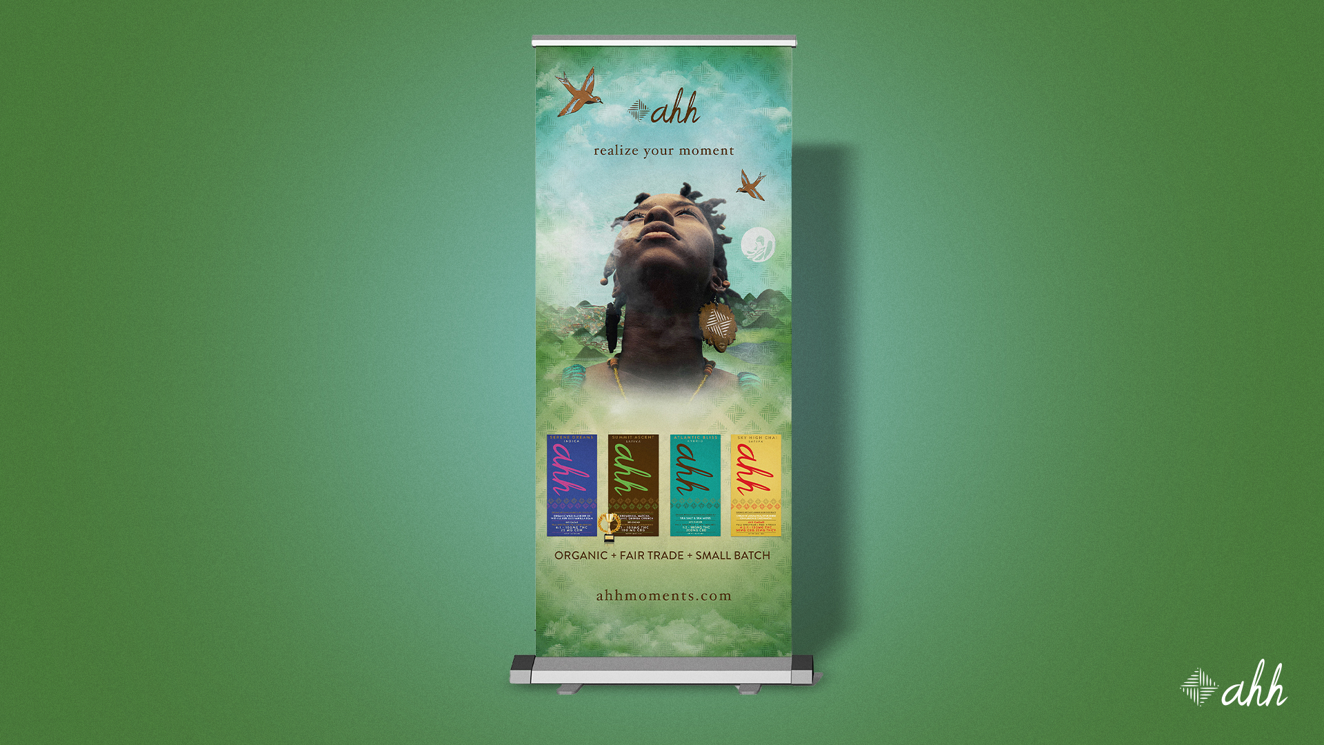 mockup roll up publicitaire pour produit kakémono promotionnel branding en situation
