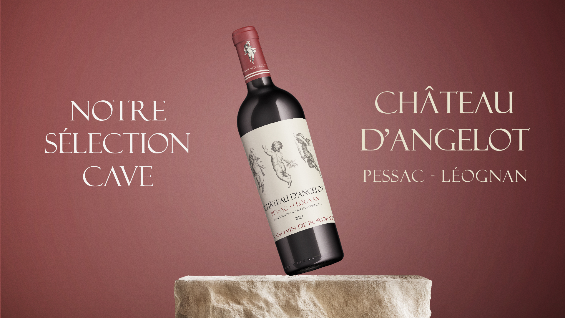 Packshot produit vin Château d'Angelot