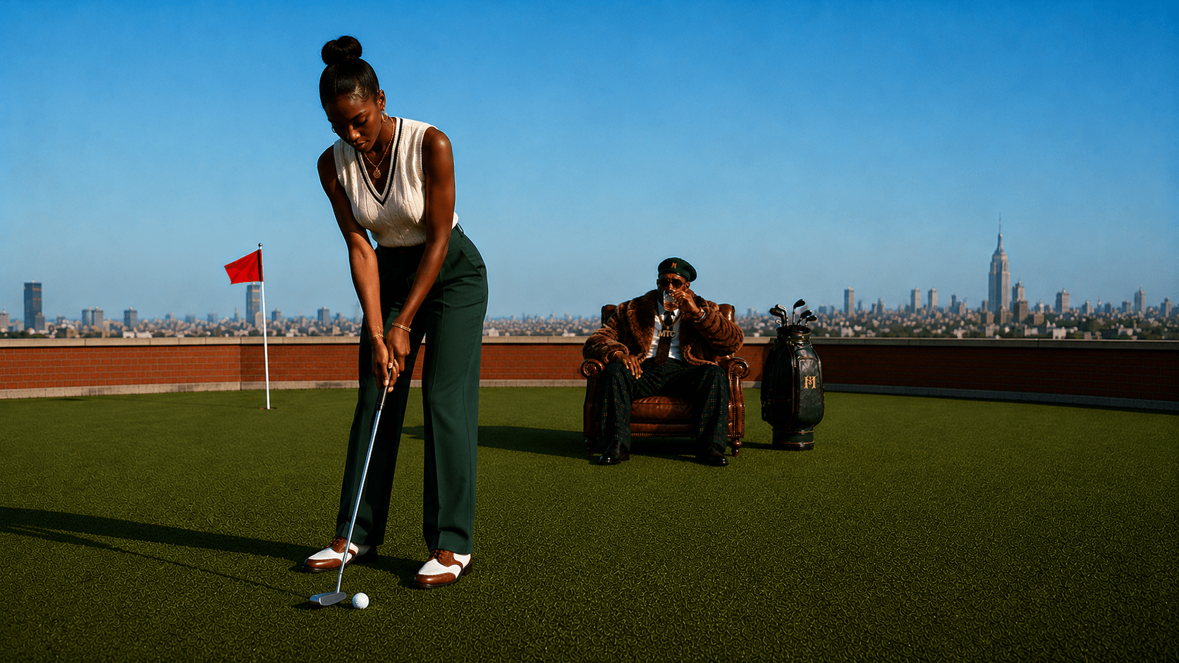 Image avant étalonnage du film publicitaire THE PERFECT ROUND