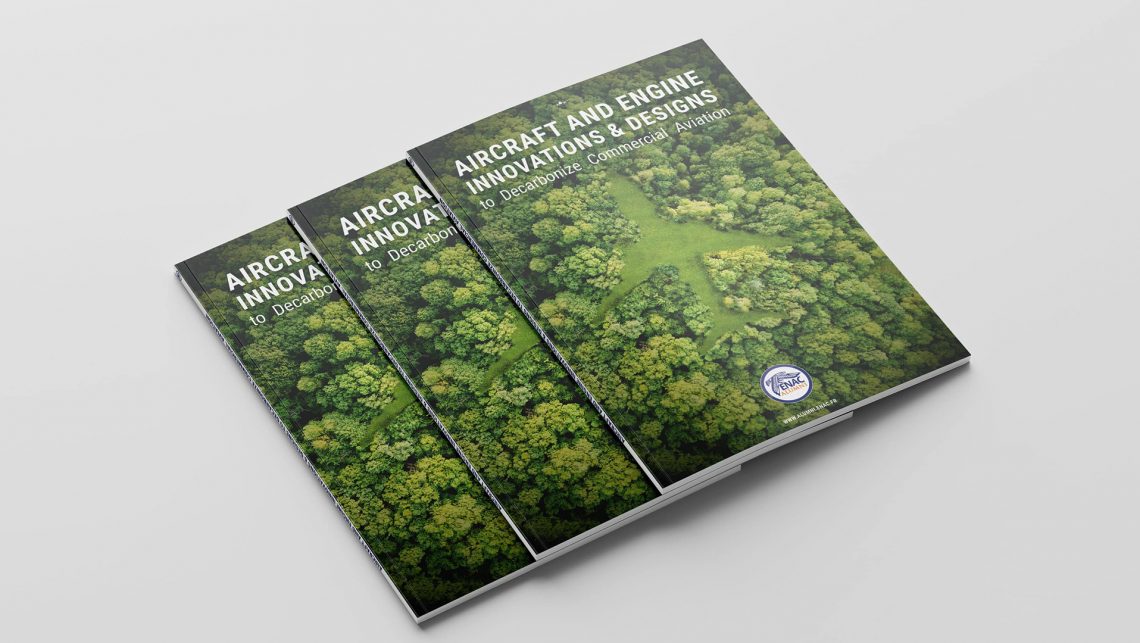 Brochure 140 page sur la décarbonisation de l'aviation civile par l'Enac Alumni