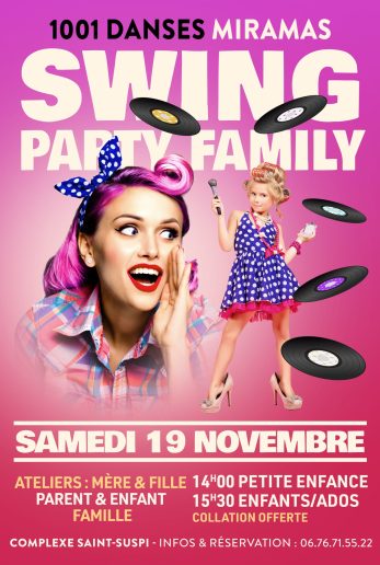 Affiche Atelier de danse familiale 2024