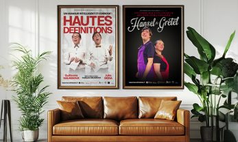 Affiche théatre pour la compagnie Les Porteurs d'Histoire