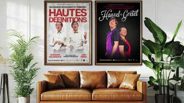 Affiche théatre pour la compagnie Les Porteurs d'Histoire
