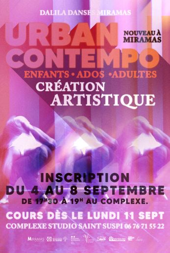Affiche Atelier de danse contemporaine 2024
