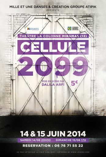 Affiche Spectacle de danse contemporaine 2014