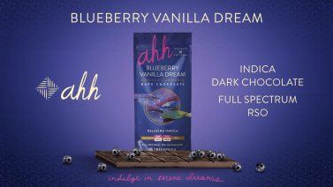 Ecran de diffusion en dispensaire Blueberry Vanilla Dream