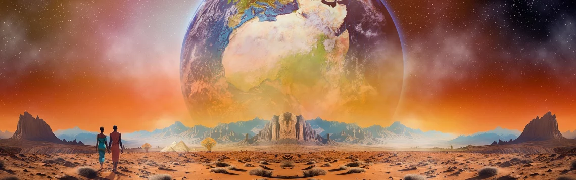 Design Afro futuriste du nouvel Album d'Alpha Blondy Rize Artwork by Loseou