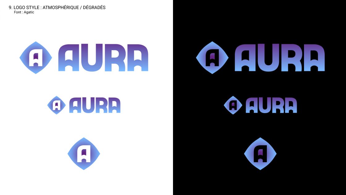 Style de logo atmosphérique / dégradés