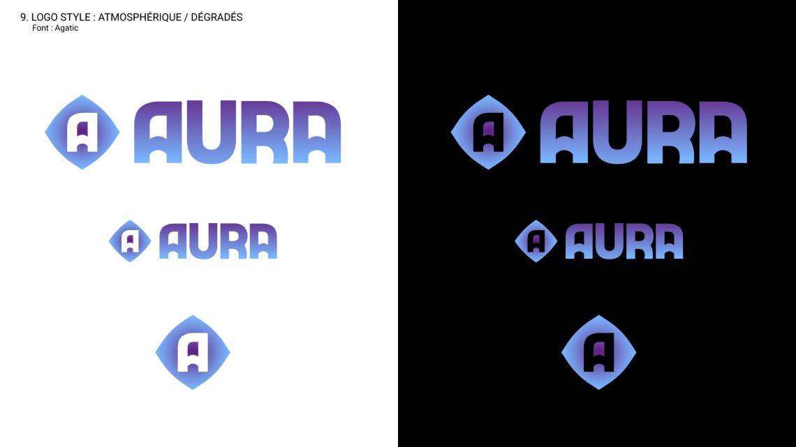 Style de logo atmosphérique / dégradés