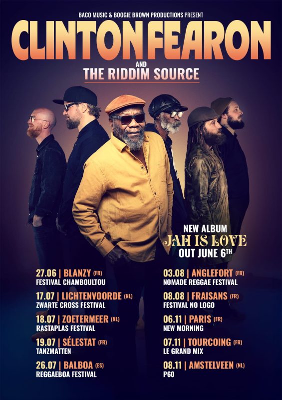 Clinton-Fearon-tour-Full-Dates Affiche de tournée Clinton Fearon avec toutes les dates