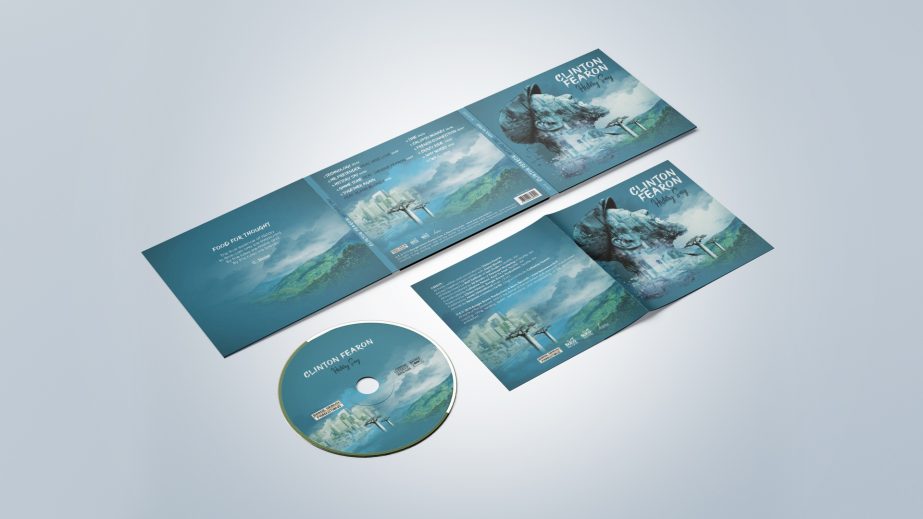 Digipack : Clinton Fearo - History Say. Mock-up du digipack 3 volets