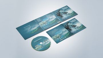 Digipack : Clinton Fearo - History Say. Mock-up du digipack 3 volets