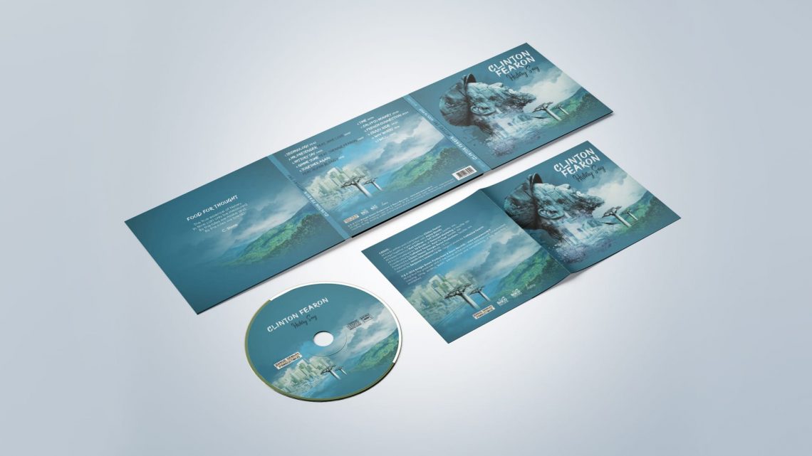 Digipack : Clinton Fearo - History Say. Mock-up du digipack 3 volets
