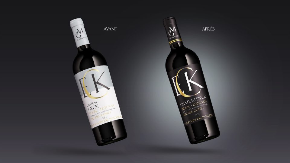 Etiquette de vin design : Guide pratique pour concevoir une étiquette de vin design qui reflète votre terroir. relooking etiquettes Chateaux D'ECK