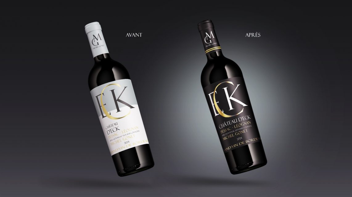 Etiquette de vin design : Guide pratique pour concevoir une étiquette de vin design qui reflète votre terroir. relooking etiquettes Chateaux D'ECK