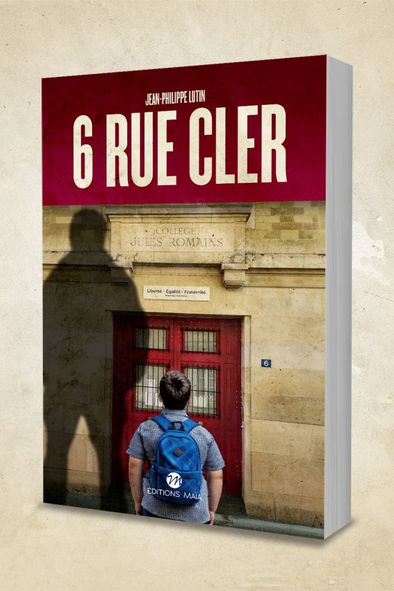 Mockup couverture de livre 6 Rue Cler en version imprimée