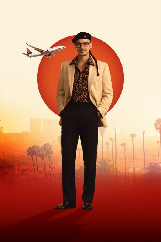 Personnage cinématographique généré par IA à partir d’un selfie, ambiance film années 70 avec direction artistique dramatique