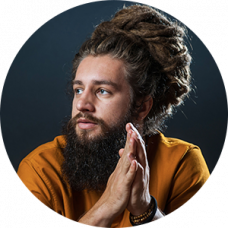 Portrait Marcus Gad artiste ayant collaboré avec le graphiste musical Loseou