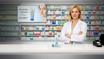 Intégration d’une PLV digitale en pharmacie avec écran d’information en point de vente