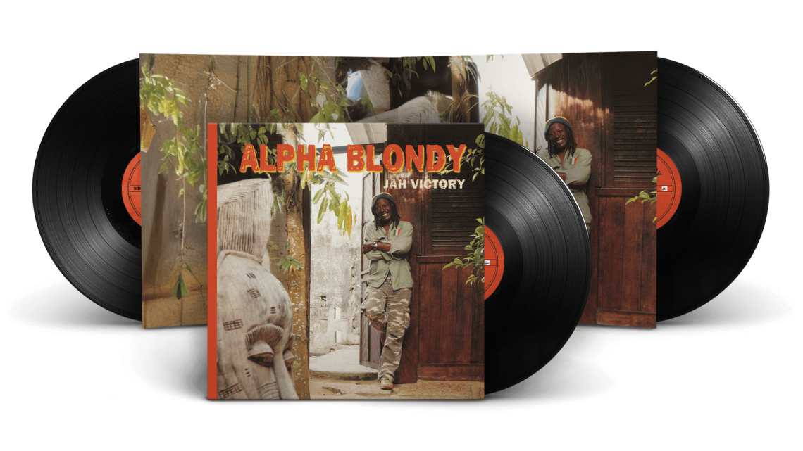 Pochette vinyle gatefold Alpha Blondy Jah Victory