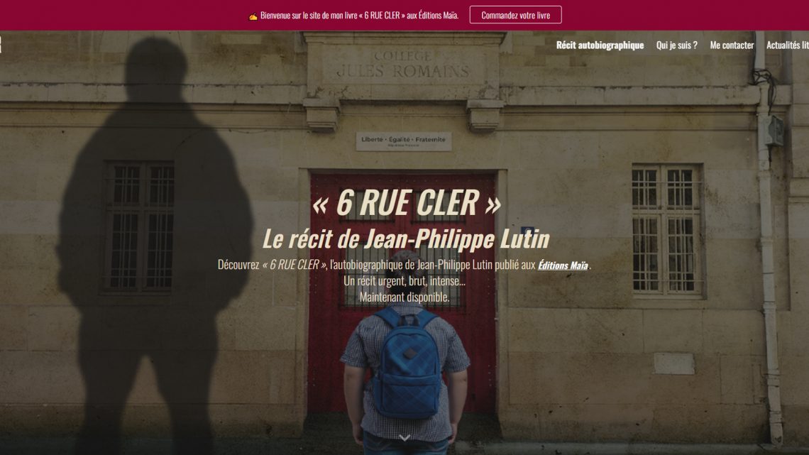 Couverture de livre 6 Rue Cler intégrée sur site web