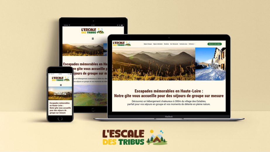 Site web SEO Friendly l'Escale des tribus