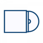 Pochette vinyle simple LP packaging musical album 33 tours