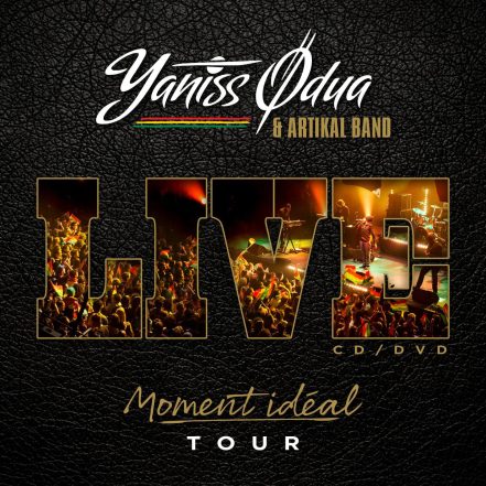 Pochette DVD Yaniss Odua Moment Idéal Live Disponible en En digipack CD & DVD.