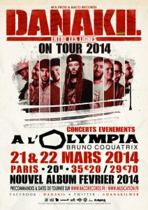 Affiche visuel réalisé par un graphiste musical Danakil à l'Olympia (Entre les lignes Tour) Format 100x 70, 60x40, Déclinaison réseaux sociaux, billetterie, campagne digitale