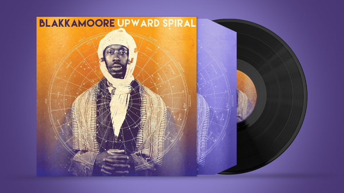 Packaging musical : pochette de l'album 'Upward Spiral' pour Blakkamoore (Vinyle, digital)