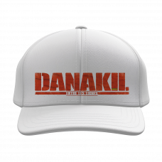 Visuel de Casquette réalisé par un graphiste musical : merchandising Danakil pour l'album Entre les Lignes