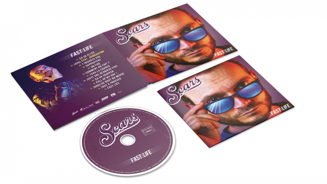 Digipack 2 volets et Livret CD : Le packaging musical classique illustré par la discographie de Scars - Fastlife