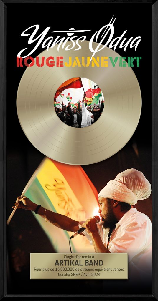 Disque d’or Artikal Band – Rouge Jaune Vert Disque d’or Artikal Band – Rouge Jaune Vert