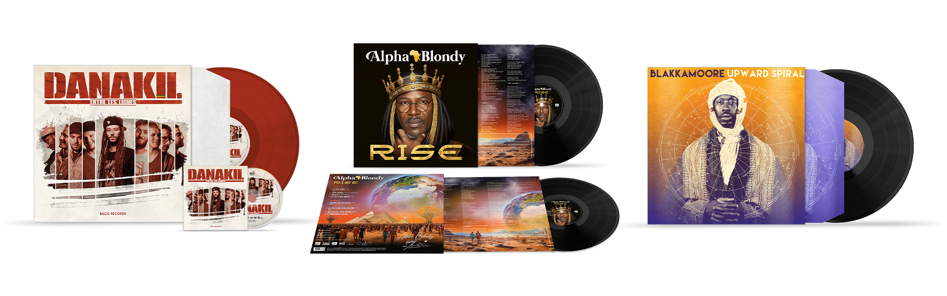 Visuels de packaging vinyle réalisés par un graphiste musica